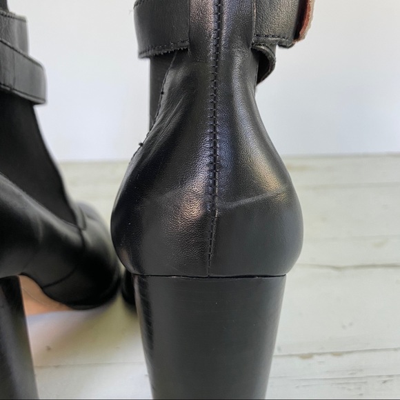 Elizabeth & James Solar Ankle Boots Black/White - Picture 7 of 13